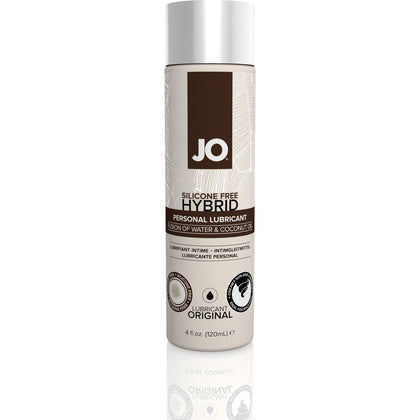 Introducing the JO Coconut Hybrid Lubricant 4 Oz / 120 ml Original - Cream Coconut-Infused Pleasure Delight