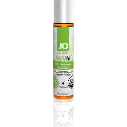 JO NATURALOVE USDA ORGANIC Personal Lubricant - Intimate Pleasure Enhancer - Model JO-PL-30 - Unisex - Alluringly Sensual - 1 Oz / 30 ml - Transparent