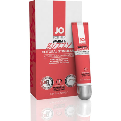JO Warm & Buzzy - Clitoral Cream 10ml: The Ultimate Sensation Package for Intense Pleasure