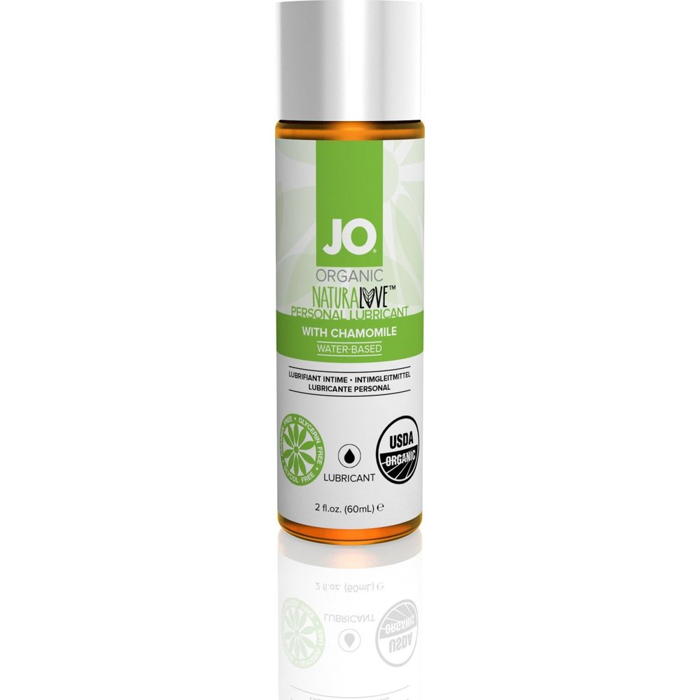 JO NATURALOVE USDA ORGANIC Lubricant - Intensify Pleasure with Certified Organic Ingredients - 2 Oz / 60 ml