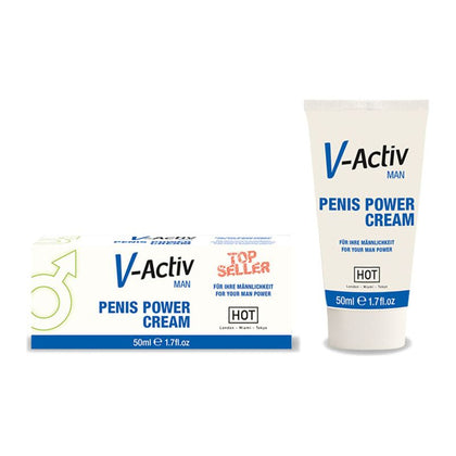 Introducing the Potent Performance Enhancing Cream for Men - V-activ Penis Power Cream - Adult Naughty Store