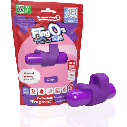 Introducing the Sensational Silicone Finger Vibe by 4B: 4B-01 Grape Women's Intimate Pleasure Device 🍇