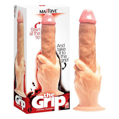 Introducing the SensaPleasure Massive The Grip Hand-Held Dildo - Model X1: The Ultimate Pleasure Experience for All Genders - Unleash Your Desires with Deep, Intense Pleasure - Available in S - Adult Naughty Store