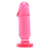 Doc Johnson Crystal Jellies - Starter Kit - For Graduated Anal Training - Ease Your Way Into Backdoor Pleasure - 3 Penis Shaped Plugs - Pink