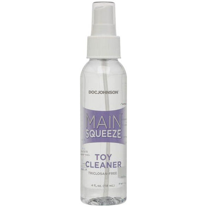 Introducing the Main Squeeze Toy Cleaner - The Ultimate Hygienic Solution for Maintaining and Refreshing Your Main Squeeze Male Masturbator (Model: MS-500) - For Men - Designed for Optimal Pleasure and Hygiene - Clear Formula