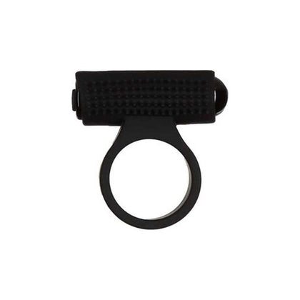 Introducing the Cosmic PleasureX XR-5000 Power Bullet Cock Ring for Couples - Black - Adult Naughty Store