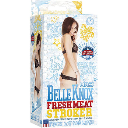 Belle Knox Fresh Meat Stroker - The Ultimate Pleasure Experience for Men - Model BK-001 - Intense Stimulation - Flesh