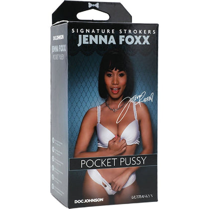 Jenna Foxx ULTRASKYN Pocket Pussy - Realistic Male Masturbator Model #JF-PP001 - For Men - Vaginal Pleasure - Deep Brown