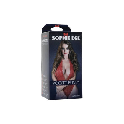 Sensual Pleasures Sophie Dee Ultraskyn Pocket Pussy - Model SD-001: A Tempting Delight for Him in Vanilla