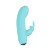 PowerBullets Alice's Bunny AB-001 Rechargeable Dual Vibrator for Her Pleasure - Teal - Adult Naughty Store