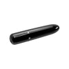 PowerBullet Pretty Point 4in Black Crystal-Enhanced Bullet Vibrator for Targeted Pleasure - Adult Naughty Store