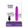 PowerBullet Pretty Point 4in Purple Bullet Vibrator - Intimate Pleasure for Her - Adult Naughty Store