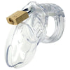 Sensual Pleasure™ CB-6000S Clear Cockcage: Premium Male Chastity Device for All-Day Comfort and Discretion - Transparent, Model CB-6000S, Male, Intimate Pleasure, Clear