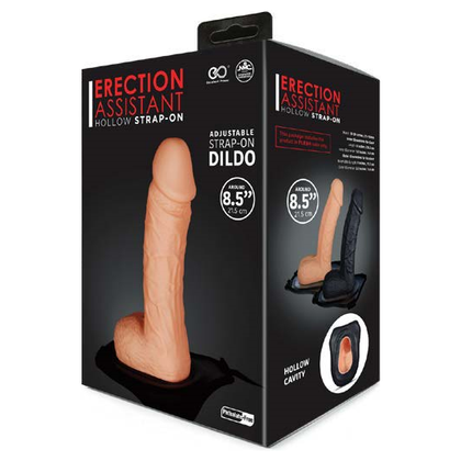 Introducing the PleasurePro Erection Assistant Hollow Strap On 8.5