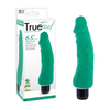 True Feel Green 6.5 Realistic Vibrator - Lifelike Pleasure for Men and Women - Dual Density Skin Feel - Multiple Vibration Speeds - Green Color - Adult Naughty Store