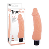 True Feel Flesh 6.5 Realistic Vibrator - Lifelike Pleasure for Intense Sensations - Model TF-6.5 - Unisex - Delightful Internal Stimulation - Natural Skin Tone - Adult Naughty Store