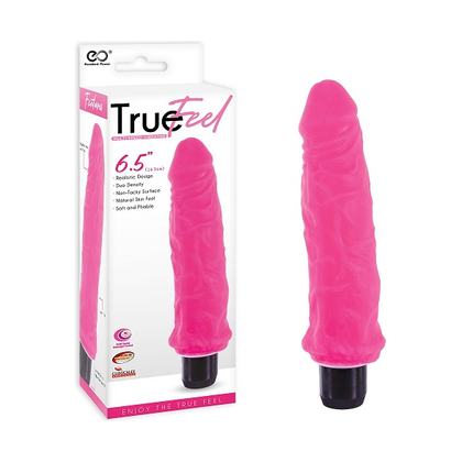 True Feel 6.5 Realistic Vibrator - The Ultimate Pleasure Experience for Women - Pink - Adult Naughty Store