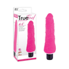 True Feel 6.5 Realistic TPR Vibrator - Pink: Unleash Pleasure with True Feel's Lifelike Sensations - Adult Naughty Store