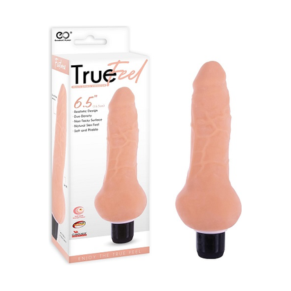 True Feel Realistic TPR Vibrator 6.5