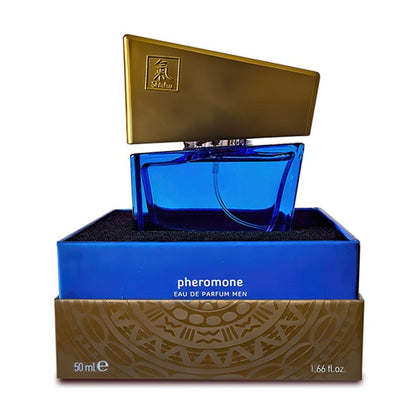 Shiatsu Pheromone Eau De Parfum Men - Dark Blue - Adult Naughty Store