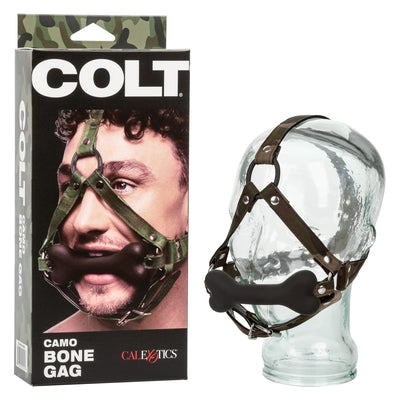 Colt Camo Bone Gag - Silicone Bone Shaped Gag for Men - Model CCBG-101 - Male Pleasure - Camouflage