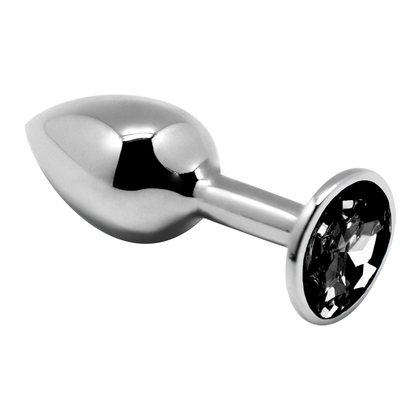 Seductive Pleasures: Luxe Noir Mini Metal Butt Plug S - Black - Adult Naughty Store