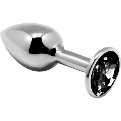 Seductive Sensations: Pleasure Play Metal Butt Plug L - Black - Adult Naughty Store