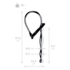 Introducing the Luxe Pleasure Plug - Sensual Metal Urethral Toy MUC-2021 for Men - Silver - Adult Naughty Store