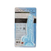 Luke Addictions LK-7.5B Glow in the Dark Silicone Dildo with Balls - Sensual Pleasure for All Genders - Blue - Adult Naughty Store