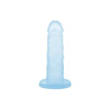 Addiction Cocktails Mint Mojito 5.5in Silicone Dildo - Sensual Pleasure for All Genders - Blue Lagoon