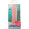 Addiction Cocktails Mint Mojito 5.5in Silicone Dong for Sensual Pleasure - Model ACD-5501 - Unisex - Intense Stimulation - Vibrant Green