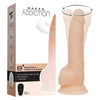 BMS Factory presents the SensaDuo Pleasure Pro 8in Rotating Vibrating Dildo with Remote - Vanilla Delight - Adult Naughty Store