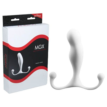 Introducing the Sensual Pleasures MGX Trident Prostate Massager - The Ultimate Pleasure Experience in Deep Navy Blue