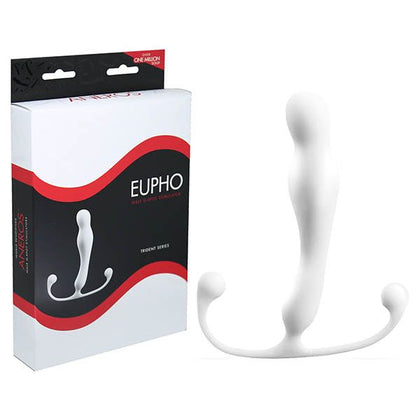 Introducing the Sensual Pleasure Eupho Trident Prostate Massager - Model ET-5000: The Ultimate Delight for Men's Forbidden Desires