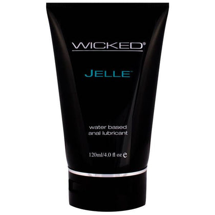 Wicked Jelle Anal Lubricant - Long-Lasting Water-Based Gel for Enhanced Pleasure - Gender-Neutral - Superior Glide - Non-Sticky - Cushioned Formula - Clear