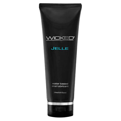 Wicked Jelle Anal Lubricant - Long-Lasting Water-Based Gel for Enhanced Anal Pleasure - Unisex - Superior Glide - Cushioned Sensation - Clear