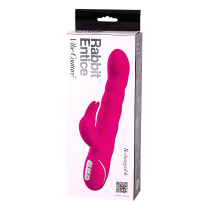 Vibe Couture Rabbit Entice Pink - Intense Pleasure Unleashed with the Vibe Couture RC-100 Rabbit Vibrator for Women