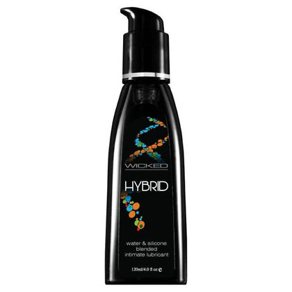 Introducing the Wicked Hybrid Silky Water-Based and Silicone Blend Lubricant - The Perfect Pleasure Potion for All Your Desires!