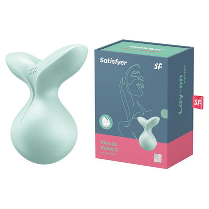 Introducing the Sensual Pleasure Co. Viva La Vulva 3 Clitoral Stimulator - Model SV3-101: The Ultimate Vibrating Pleasure Seeker for Women, Delivering Blissful Stimulation to Your Most Sensitive Areas in Gorgeous Teal