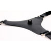 Luxurious HAR053 Silicone Strap-On Harness with Screw-In Dong - G-String Style - For Women - Pleasure in All the Right Places - Black - Adult Naughty Store