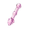 Introducing the Exquisite Pleasure: Sexus Glass Dildo Pink 17cm - The Ultimate Sensual Delight for Intimate Bliss - Adult Naughty Store