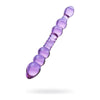 Sensual Pleasure Brand Sexus Glass Dildo Mauve 22.8cm - A Tempting Delight for Intimate Moments - Adult Naughty Store