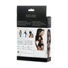 Introducing the Sensual Pleasure Collection: Wetlook Temptation 3 Pc Set by LuxeDesire - Model Halle, Seductive Black, for Women's Intimate Pleasure