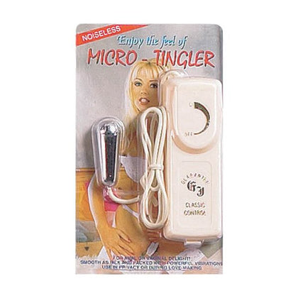 Introducing the SensaPulse Micro Tingler - Multi Speed Noiseless Vibrating Pleasure Device for All Genders - Model MT-2021 - Clitoral and Nipple Stimulation - Sleek Black