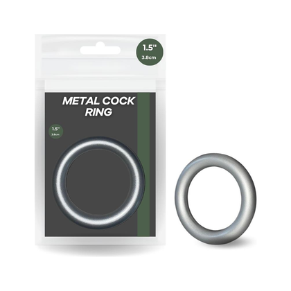 Sensual Delights presents: Exquisite Metal Cock Ring - Model XR1 for Men - Enhanced Performance and Extended Pleasure - Silver