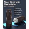 Introducing the SensaPleasure Atom EM-9X Deep Midnight Black Electronic Masturbator: Unleash Ultimate Pleasure for Men - Adult Naughty Store