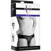 Strap U Domina X1 Wide Band Strap On Harness - Sensual Black Leatherette for Unforgettable Pleasure - Adult Naughty Store