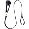 Sensual Pleasure Co. Strict Ball Stretcher With Leash - Model SB-2000 - Male Bondage Cock and Ball Torture Toy - Black