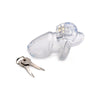 SensaClear S-9000 Crystal Clear Captor Chastity Cage for Men - Ultimate Control, Pleasure, and Clarity - Adult Naughty Store
