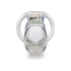 Sensual Pleasure Clear Captor Chastity Cage - Small: A Captivating Journey of Desire and Control for Men, Restrictive Male Chastity Device for Intimate Play, Transparent, Clear